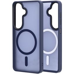 Mobiparts Hardcover Samsung Galaxy S26 MagSafe Hardcase Back cover - Satin Blue
