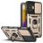 Mobigear Armor Ring Cam Slide POCO F4 GT Hardcase Back cover Antiurto con anello e copriobiettivo scorrevole - Oro