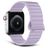 Decoded Traction Loop Correa Silicona Cierre magnético para Apple Watch - 49/46/45/44 mm - Lavender