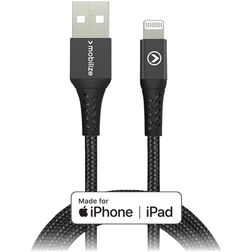 Kabel Mobilize Strong Nylon USB-A na Apple Lightning MFI 1 m - Černá