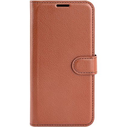 Mobigear Classic Samsung Galaxy M22 Etui z klapką typu portfel - Brązowy