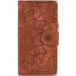 Mobigear Mandala Xiaomi Mi A3 Funda tipo libro Cartera - Marrón