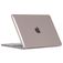 Mobigear Crystal Case MacBook Air 13 cali (2022-2026) Etui Hardshell - Obudowa ochronna na laptopa MacBook - Szary - Model A2681 / A3113 / A3240 / A3449