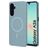 Mobiparts Slim Line Samsung Galaxy A26 MagSafe Hard Case Back cover - Sage Green