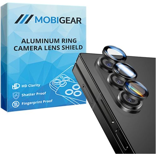 Mobigear Single Samsung Galaxy Z Fold 5 Cristal templado Protector de lente de cámara - Compatible con fundas - Negro