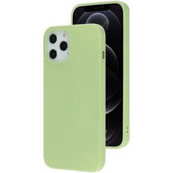 Mobiparts iPhone 12 Pro Max Silicone Back cover - Pistache Green