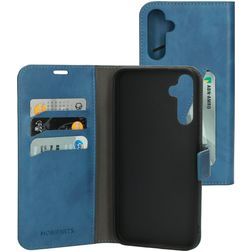 Mobiparts Classic Wallet Samsung Galaxy A34 Pungetui med Seddelrum - Steel Blue
