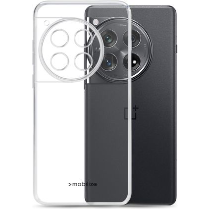 Mobilize Gelly Clear OnePlus 12 Flexible TPU Back cover - Clear