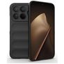 Mobigear Bumpy Xiaomi 15T Pro TPU flexível Capa traseira - Preto