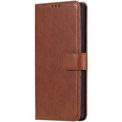 Mobigear Premium Samsung Galaxy A71 Wallet case - Brown
