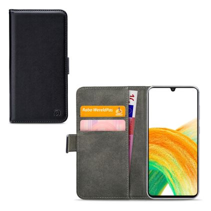 Mobilize Classic Gelly Wallet Samsung Galaxy A33 Knížkové pouzdro Peněženka - Černá
