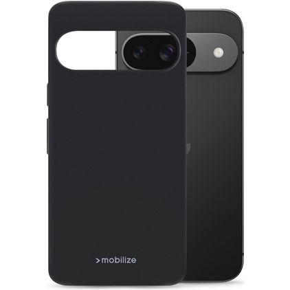 Mobilize Rubber Gelly Google Pixel 9 TPU flexível Capa traseira - Preto