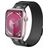 Mobigear Mecha Loop Milánský tah Apple Watch Řemínek Magnetické zapínání - 49/46/45/44 mm - Šedá