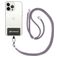 Mobigear Lanyard Universellt justerbart mobilband - Platinum Grey