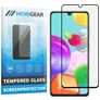 Mobigear Premium Samsung Galaxy A41 Tempered Glass Screen Protector - Case Friendly - Black