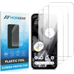 Mobigear Google Pixel 8a Näytönsuoja Kalvo - Suojakuoren kanssa yhteensopiva (3 kpl)