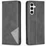 Mobigear Rhombus Slim Samsung Galaxy S23 FE Cover a libro - Nero