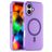 Mobigear Shockproof iPhone 17 MagSafe Plástico rígido Capa traseira - Roxo