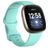 Mobigear Sport Dual Silikone Fitbit Versa 3 Urrem Stiftlukning - Turkis