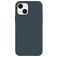 Valenta Snap Luxe iPhone 13 Piel auténtica Carcasa - Azul