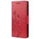 Mobigear Flowers Samsung Galaxy A33 Wallet case - Red