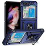 Mobigear Armor Ring Samsung Galaxy Z Flip 5 Hardcase Back cover Antiurto con anello - Blu