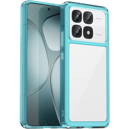 Mobigear Crystal Xiaomi 14T Pro Hårdt Bagsidecover - Blå