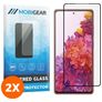 Mobigear Curved Samsung Galaxy S20 FE Vetro Protezione schermo - Compatibile con le cover - Nero (confezione da 2)