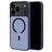 Mobiparts Hardcover iPhone 18 Pro Max MagSafe Hard Case Back cover - Satin Blue