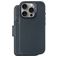 Decoded Detachable Wallet iPhone 16 Pro MagSafe Case Genuine Leather Detachable 2-in-1 Wallet Case Wallet - Navy Blue