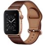 Mobigear Venezia Pelle Apple Watch Cinturino Fibbia ad ardiglione - 42/41/40/38 mm - Marrone