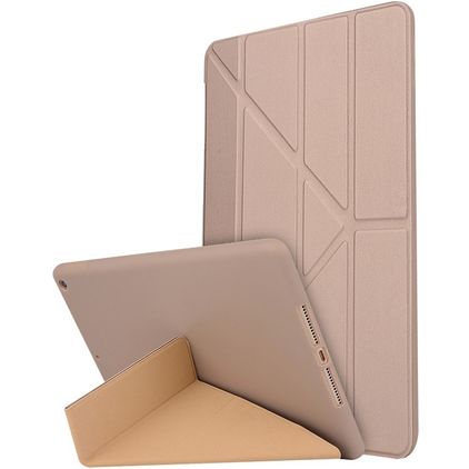 Mobigear Origami iPad 9 (2021) Wallet case - Rose Gold