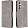 Mobigear Excellent Samsung Galaxy S23 Wallet case - Grey