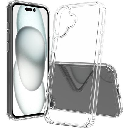 Mobigear Crystal Transparente iPhone 16 Plus Funda Plástico rígido Carcasa - Transparente