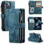 CaseMe C30 iPhone 13 Mini Cover a libro portafoglio - Blu