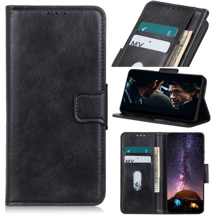 Mobigear Classy POCO F4 Knížkové pouzdro Peněženka - Černá