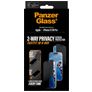 PanzerGlass FastFit iPhone 16 Pro Tvrzené sklo Ochrana displeje Privacy - kompatibilní s pouzdry + Instalační rámeček - Černá