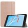 Mobigear Tri-Fold Lenovo Tab E7 Knížkové pouzdro - Růžově zlatá