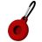 Mobigear Circle Key Apple AirTag Cover Fleksibel TPU Nøglering - Rød