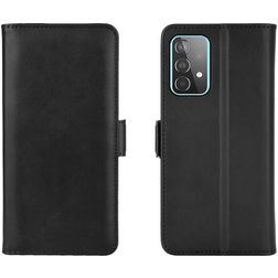 Mobigear Slim Magnet Samsung Galaxy A52s 5G Lompakkokotelo + Setelitasku - Musta