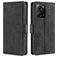 Mobigear Croco POCO X5 Pro Cover a libro portafoglio - Nero