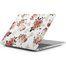 Mobigear Design MacBook Pro 16 Inch (2021-2026) Hardshell MacBook Case - Flowers - Model A2485 / A2780 / A2991 / A3186 / A3428 / A3429