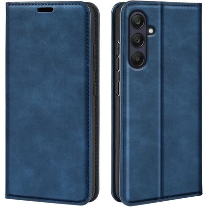 Mobigear Retro Slim Samsung Galaxy A26 Cover a libro portafoglio - Blu scuro
