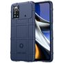 Mobigear Rugged Shield POCO X4 Pro 5G Joustava TPU Suojakuori Iskunkestävä - Sininen
