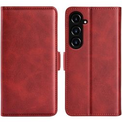 Mobigear Slim Magnet Samsung Galaxy S23 FE Cover a libro portafoglio - Rosso