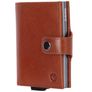 Valenta Card Case Plus Card Holder - 8 Cards - Brown