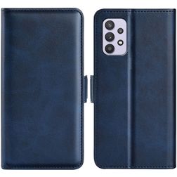 Mobigear Slim Magnet Samsung Galaxy A53 Cover a libro portafoglio - Blu scuro