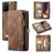 CaseMe 008 Samsung Galaxy Note 20 Ultra Funda tipo libro 2 en 1 con carcasa extraíble Cartera - Marrón