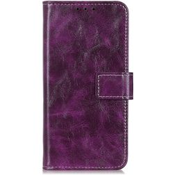Mobigear Basic Motorola Edge (2020) Lompakkokotelo + Setelitasku - Violetti