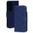 Mobiparts Wallet Samsung Galaxy S26 MagSafe Aito nahka Lompakkokotelo + Setelitasku - Sininen